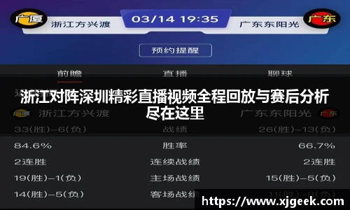 浙江对阵深圳精彩直播视频全程回放与赛后分析尽在这里
